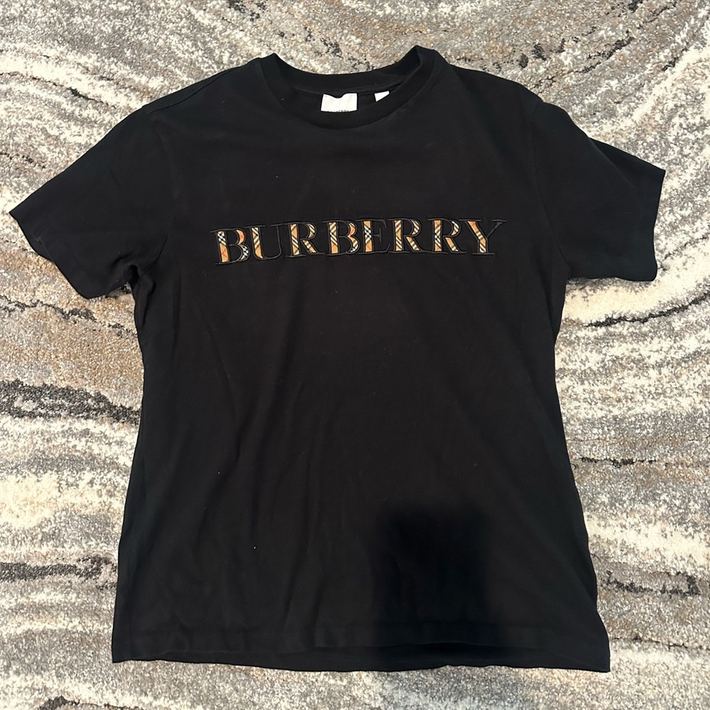 Burberry Black Short Sleeve Tee